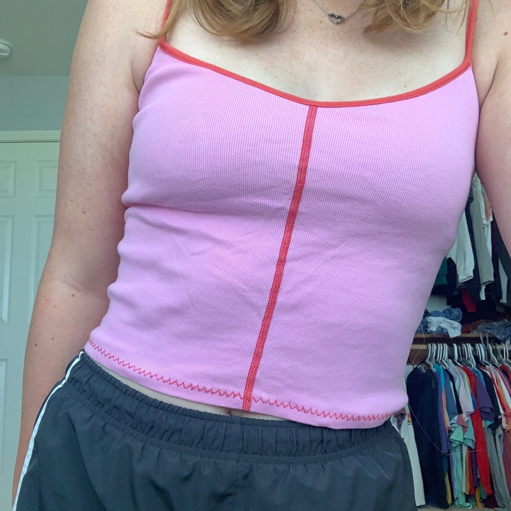 🌺retro pink tank🌺